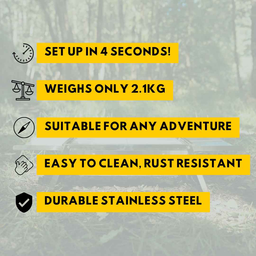 Fire Fold Portable BBQ